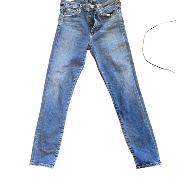 Citizens Of Humanity Denim - Citizens Of Humanity Light Blue Skinny Cropped Jeans